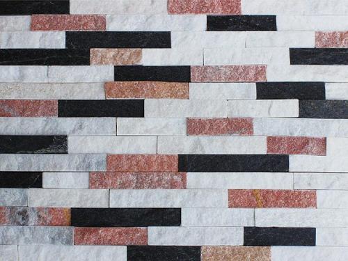 Rosa-svart-vit Blandade färger av skiffer