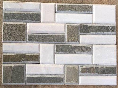 Gråbrun-beige Blandade färger av skiffer