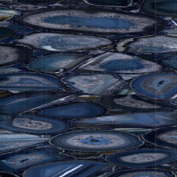 Exklusiva blå agatplattor för inomhusbruk