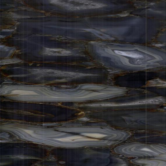 Unik grå agatplatta för lyxig dekoration